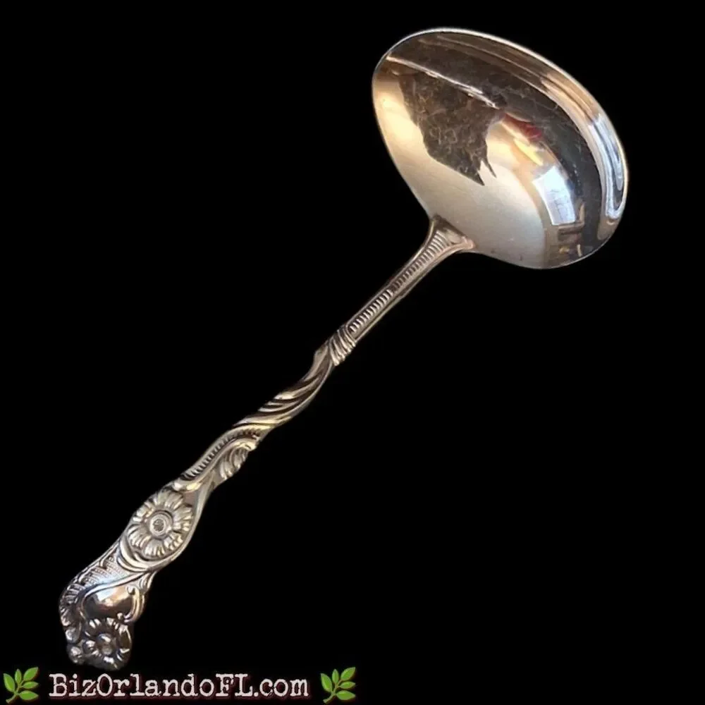 VINTAGE Nils-Johan Swedish Silverplated Bonbon / Berry Spoon / Small Cream Ladle